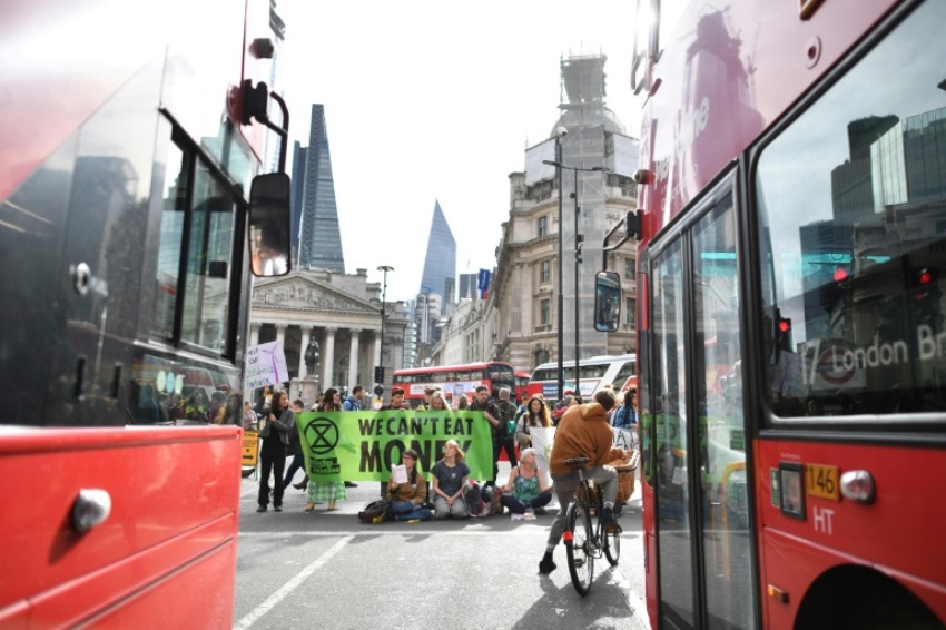 london climate protest